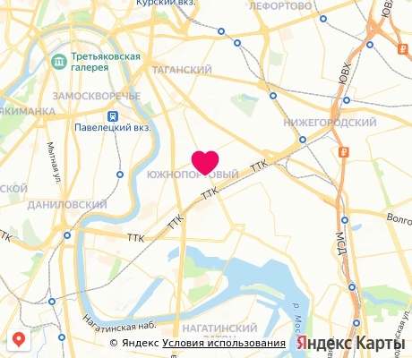 На карте