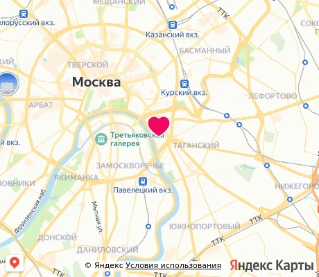 На карте