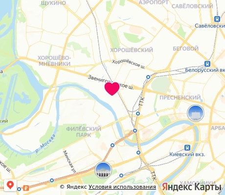 На карте