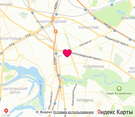 На карте
