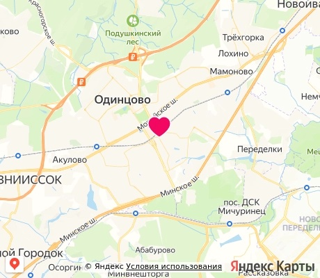 На карте
