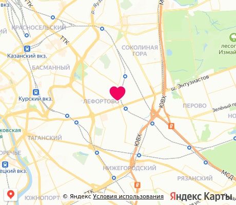 На карте