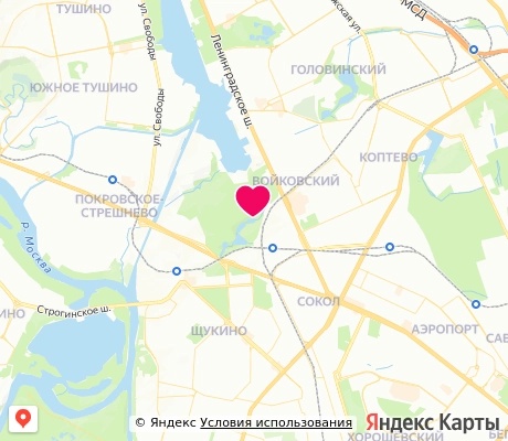 На карте