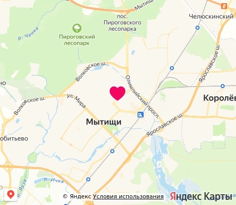 На карте