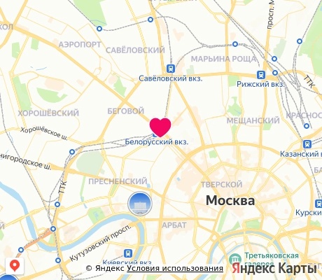 На карте