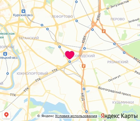 На карте