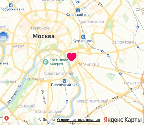 На карте