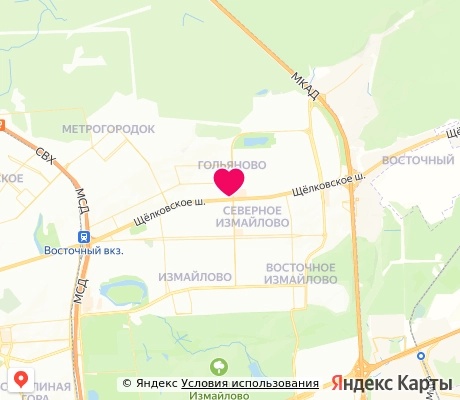 На карте