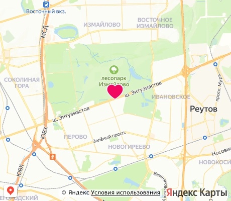 На карте