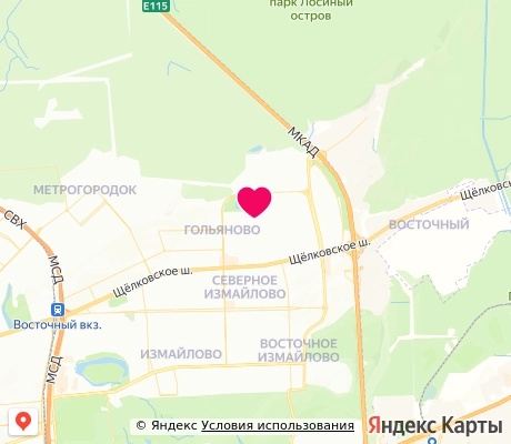 На карте