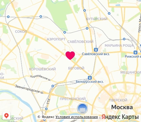 На карте