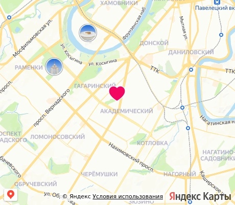 На карте