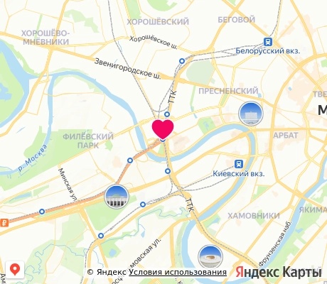 На карте