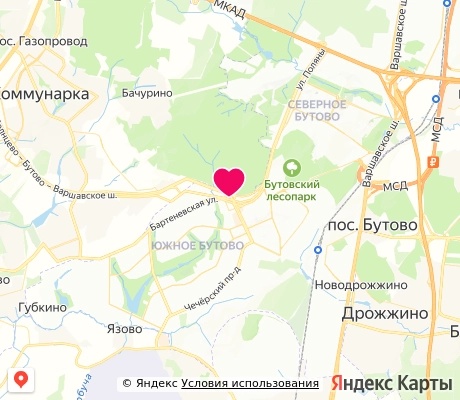 На карте