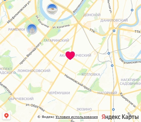 На карте