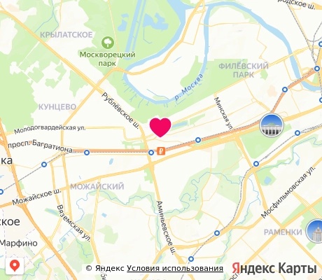 На карте