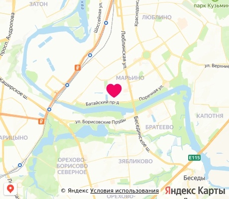 На карте
