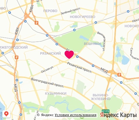 На карте