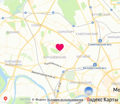 На карте