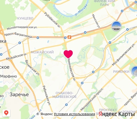 На карте