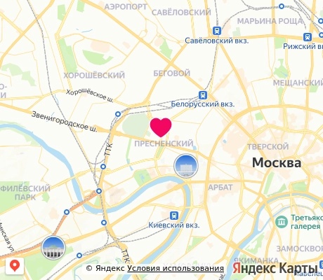 На карте