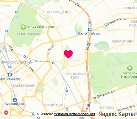 На карте
