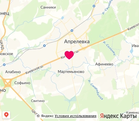 На карте