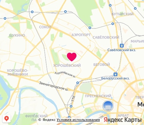 На карте