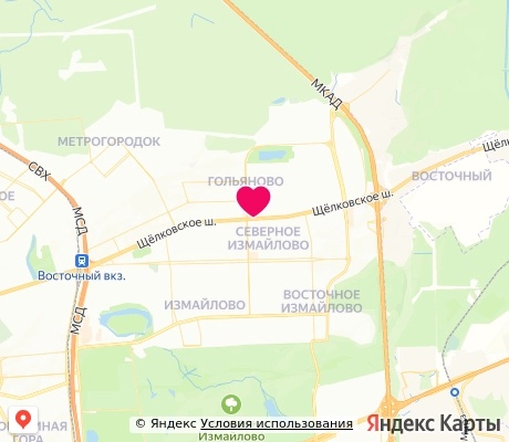 На карте