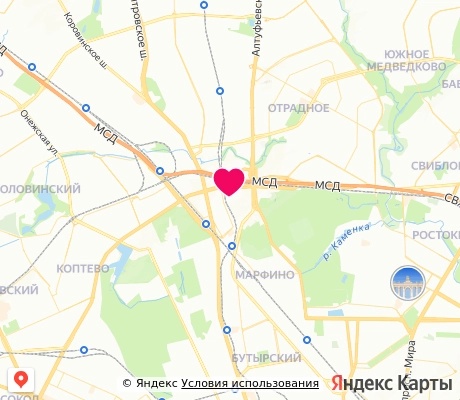 На карте