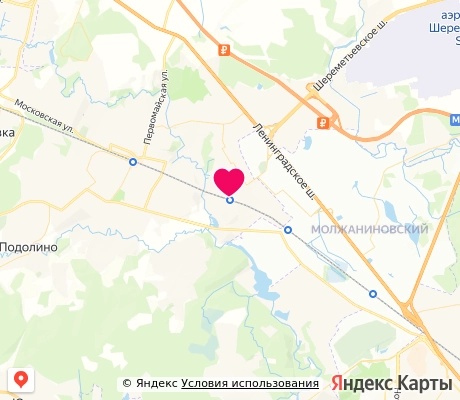 На карте