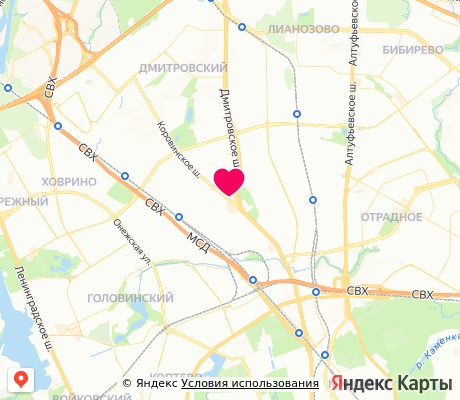На карте