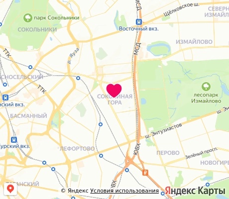 На карте