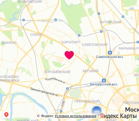 На карте