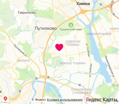 На карте
