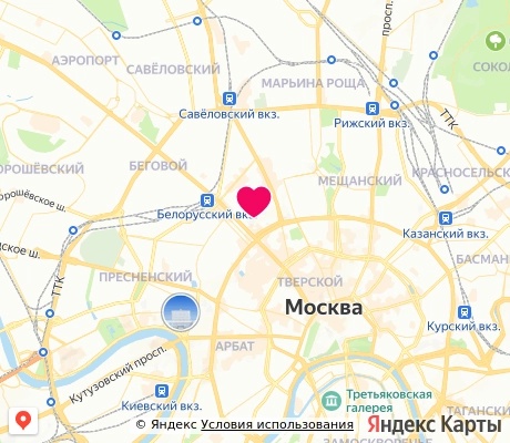 На карте