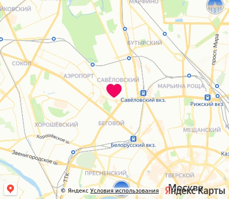 На карте