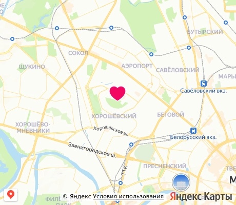 На карте