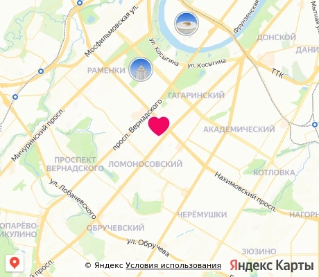 На карте