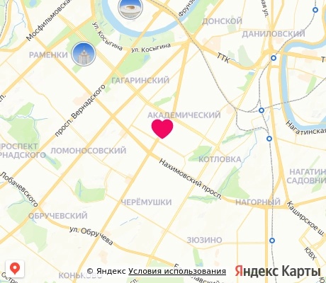 На карте