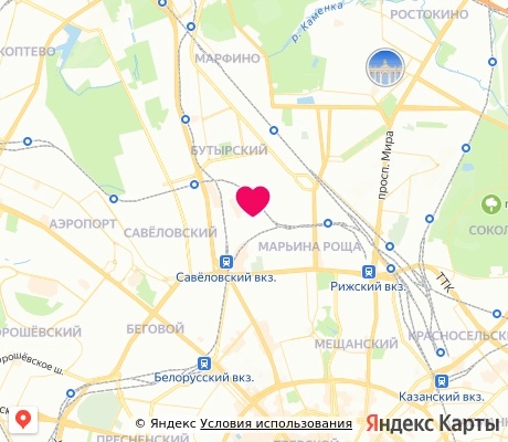 На карте