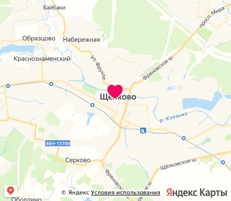 На карте