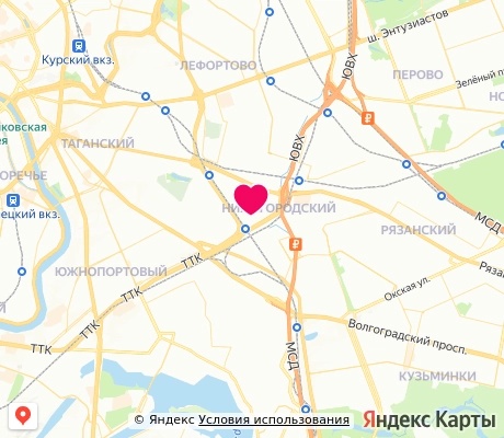На карте