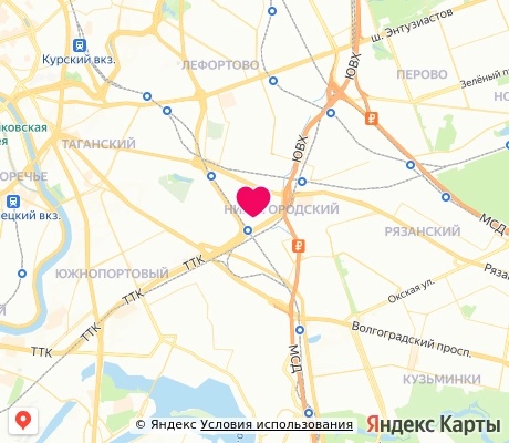 На карте