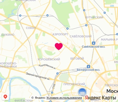 На карте