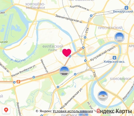 На карте