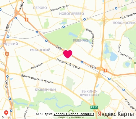 На карте