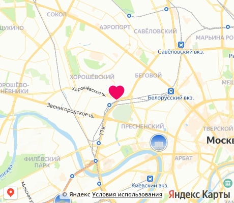 На карте