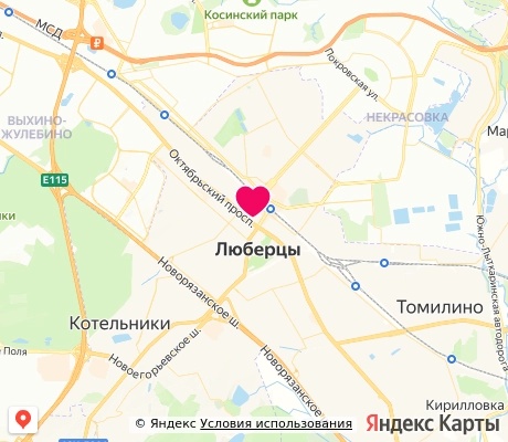 На карте