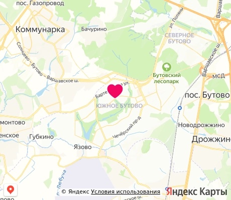 На карте